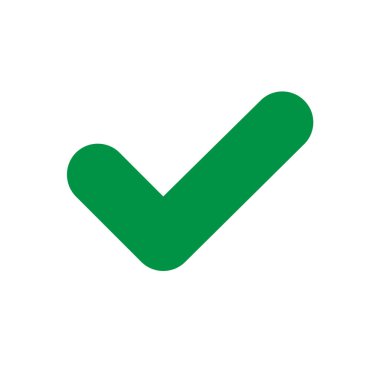 minimal vektör illüstrasyonu, işaret simgesini işaretle