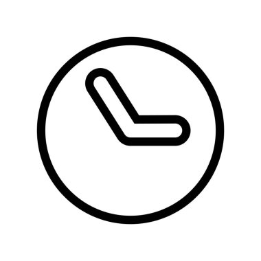 Saat vektör web simgesi