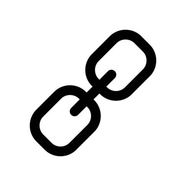 bağlantı düz vektör simgesi