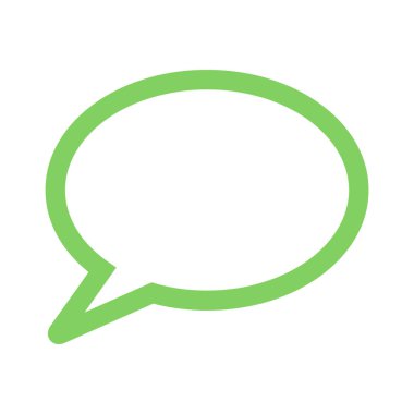 konuşma kabarcığı vektör çizimi