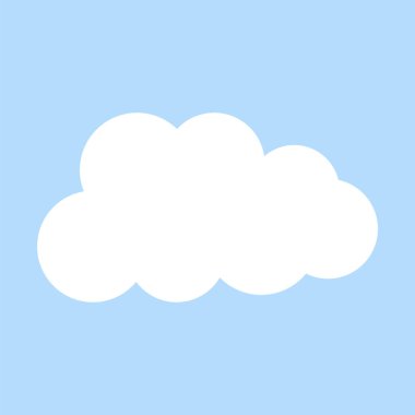 bulut web vektör simgesi