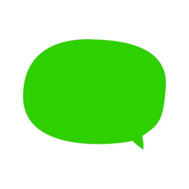 Konuşma balonu ikonu. vektör illüstrasyonu