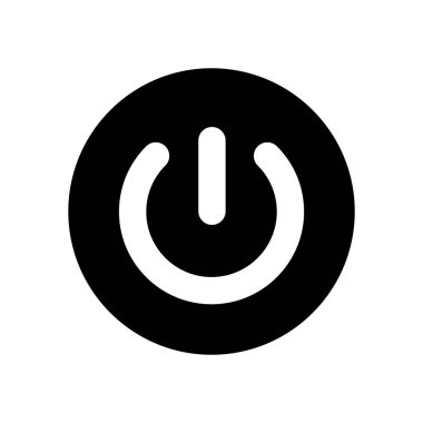 simge kapalı, minimalist vektör illüstrasyonu