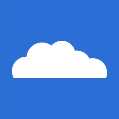 bulut web vektör simgesi