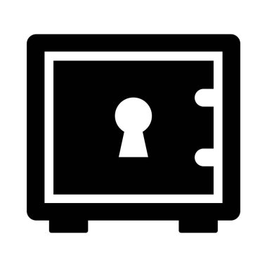 Güvendesin. Web simgesi basit illüstrasyon