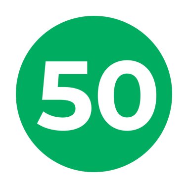 Dört numaralı simge. vektör illüstrasyonu