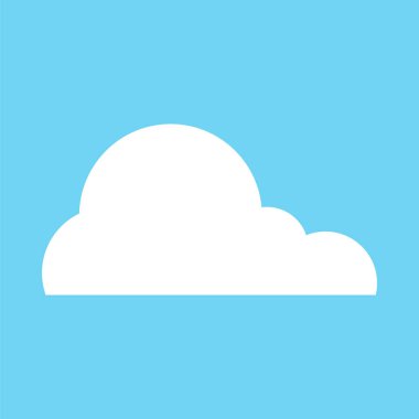 bulut web vektör simgesi