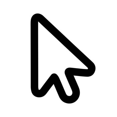 imleç ağ vektör simgesi