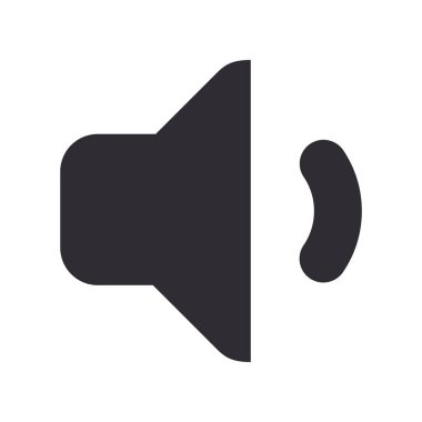 ses simgesi vektör illüstrasyonu