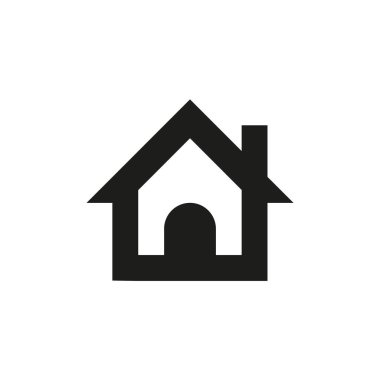 ev simgesi vektör illüstrasyonu