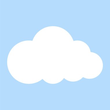 bulut web vektör simgesi