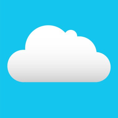 bulut web vektör simgesi