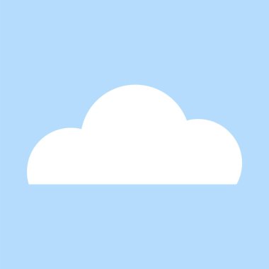 bulut web vektör simgesi