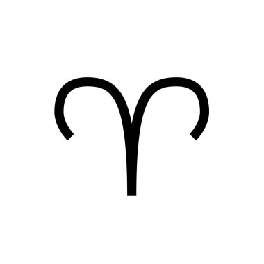 Arılar, burçlar, yıldız falı, astroloji katı bir ikon. vektör illüstrasyonu