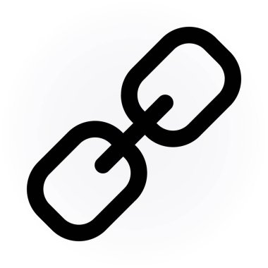 bağlantı düz vektör simgesi