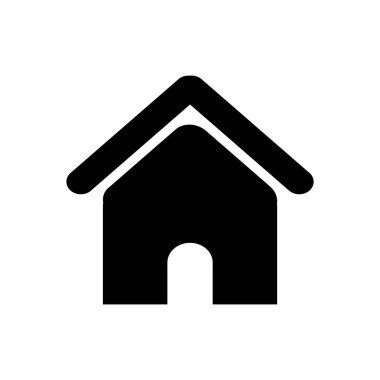 ev simgesi, vektör illüstrasyonu