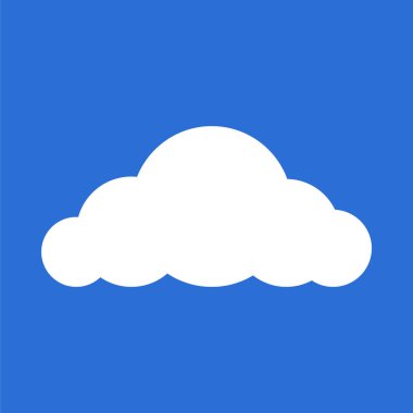 bulut web vektör simgesi