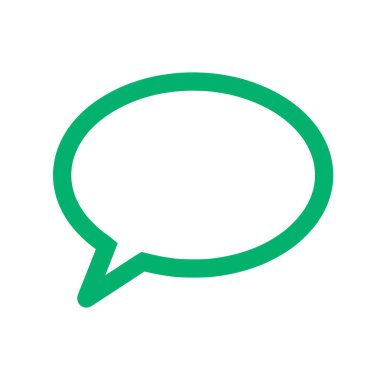 konuşma kabarcığı vektör çizimi