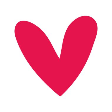 Arka planda kalp ikonu var. Aşk logosu kalp çizimi.