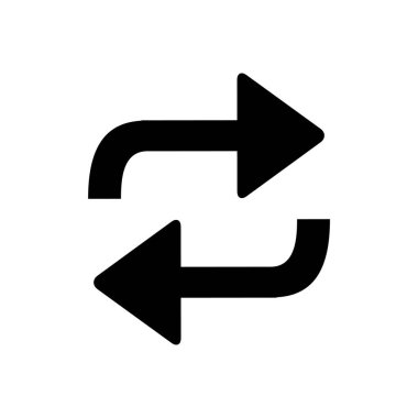 ok simgesi vektör illüstrasyonu