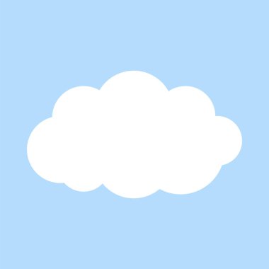 bulut web vektör simgesi