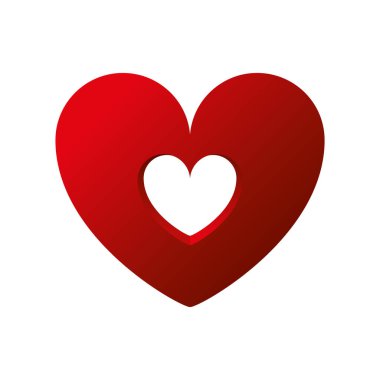 Arka planda kalp ikonu var. Aşk logosu kalp çizimi.