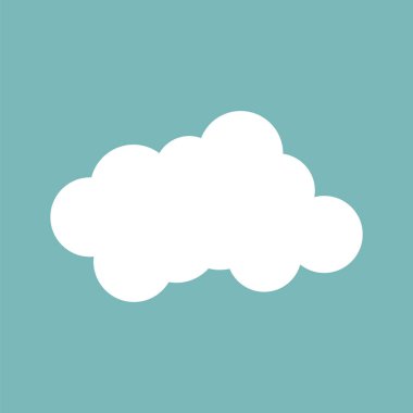 bulut web vektör simgesi