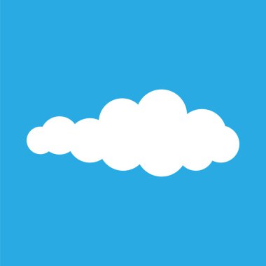 bulut web vektör simgesi