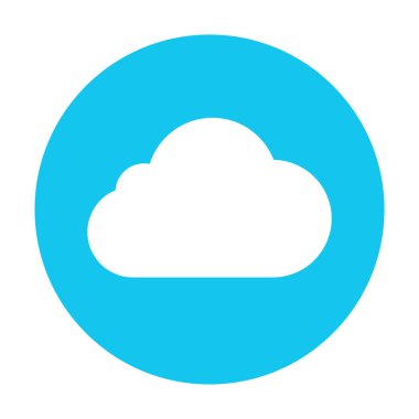 bulut web vektör simgesi