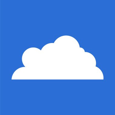 bulut web vektör simgesi