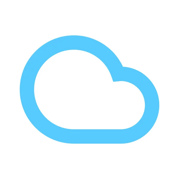 Cloud Web Vector Icon — Stock Vector