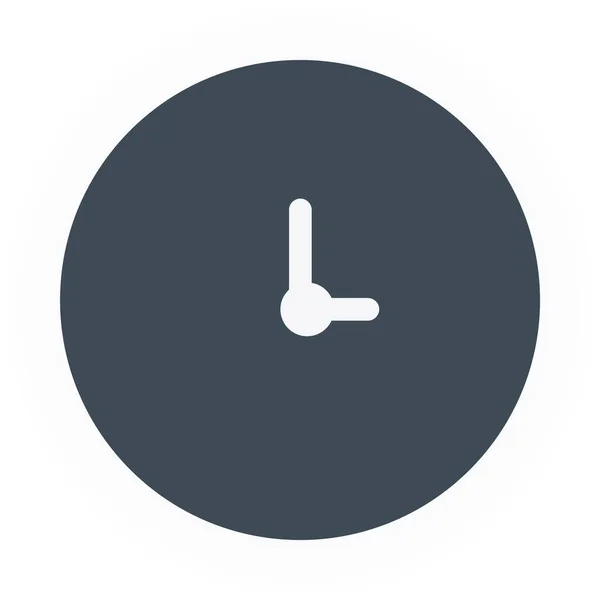Relógio Vetor Web Ícone — Vetor de Stock