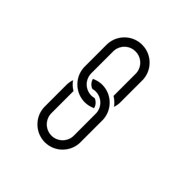 Link Vector Icon Chain Sign Symbol Isolated Illustration —  Vetores de Stock