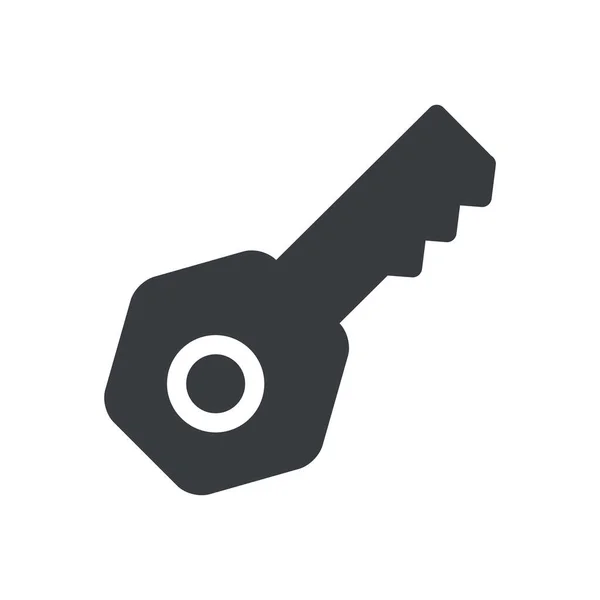 Значок Вектора Ключа Двери — стоковый вектор