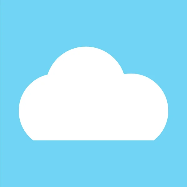 Ikona Wektora Chmury Web — Wektor stockowy