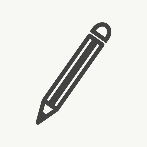 Pencil Icon Vector Illustration — Stock Vector