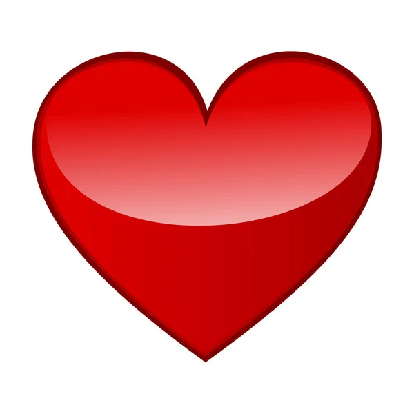 Hart Pictogram Achtergrond Liefde Logo Hart Illustratie — Stockvector