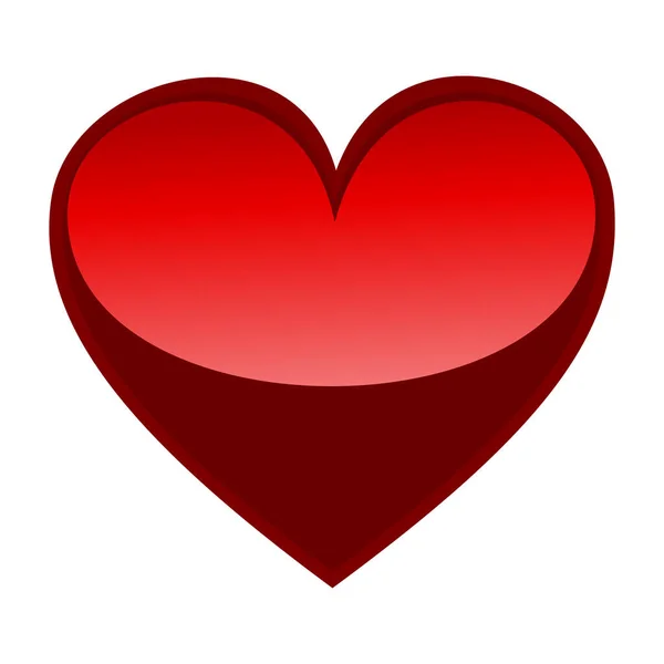 Hart Pictogram Achtergrond Liefde Logo Hart Illustratie — Stockvector