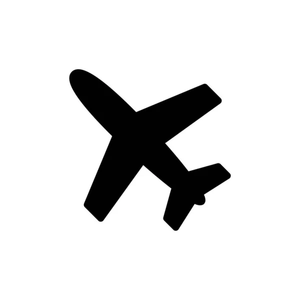 Vector Illustration Icon Plane — Stockvektor