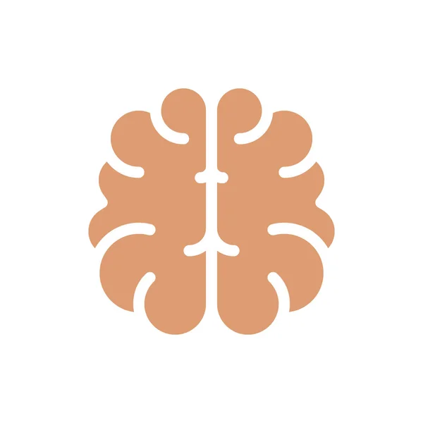 Hersenen Pictogram Vector Illustratie — Stockvector
