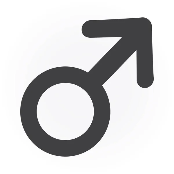 Minimalistische Vektorillustration Gender Symbol — Stockvektor