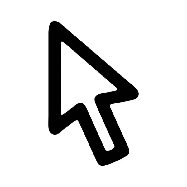 Cursor Web Vector Icon — Vettoriale Stock