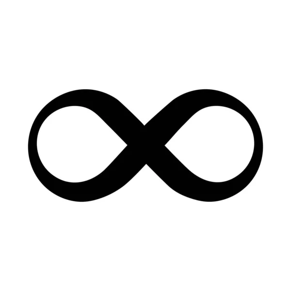 Infinity Vector Icon Logo Design Template — Stock Vector