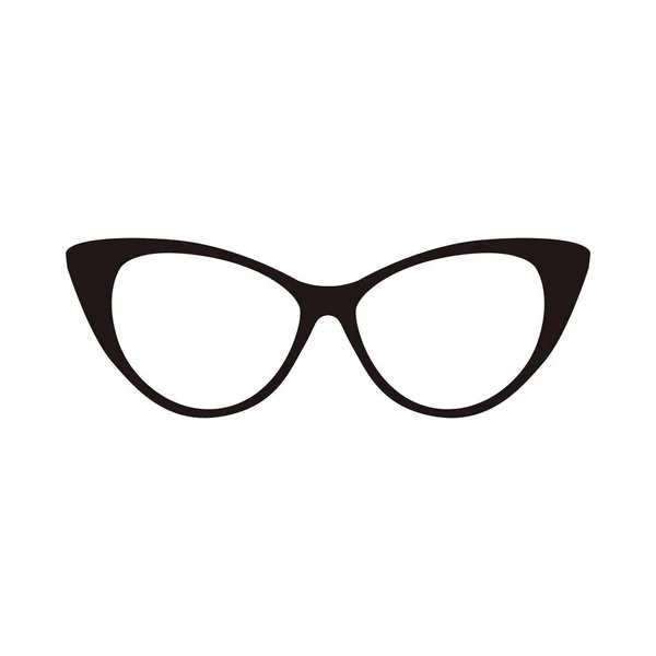 Szemüveg Ikon Vektor Illusztráció — Stock Vector