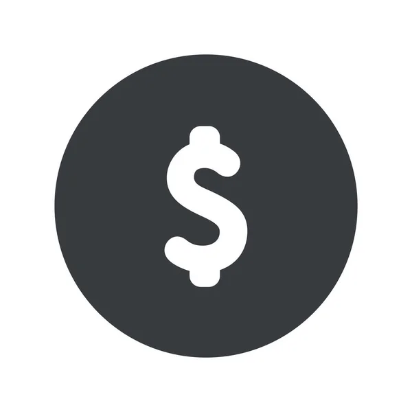 Dollar Symbol Symbol Vektor Illustration — Stockvektor