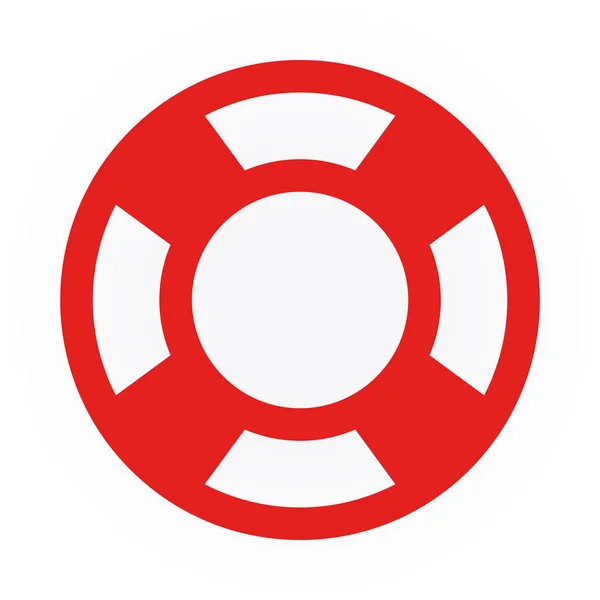 Мінімалістична Векторна Ілюстрація Значок Lifebuoy — стоковий вектор