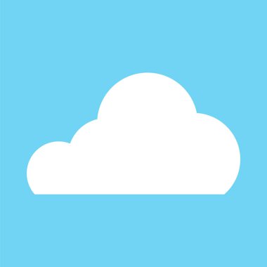 bulut web vektör simgesi