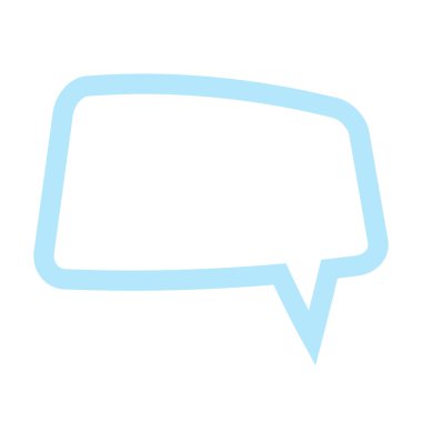 konuşma kabarcığı vektör çizimi