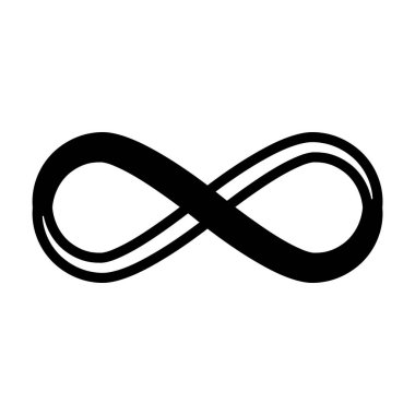Sonsuzluk vektör logo tasarım şablonu