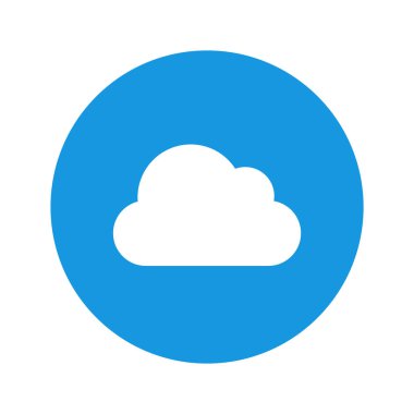 bulut web vektör simgesi